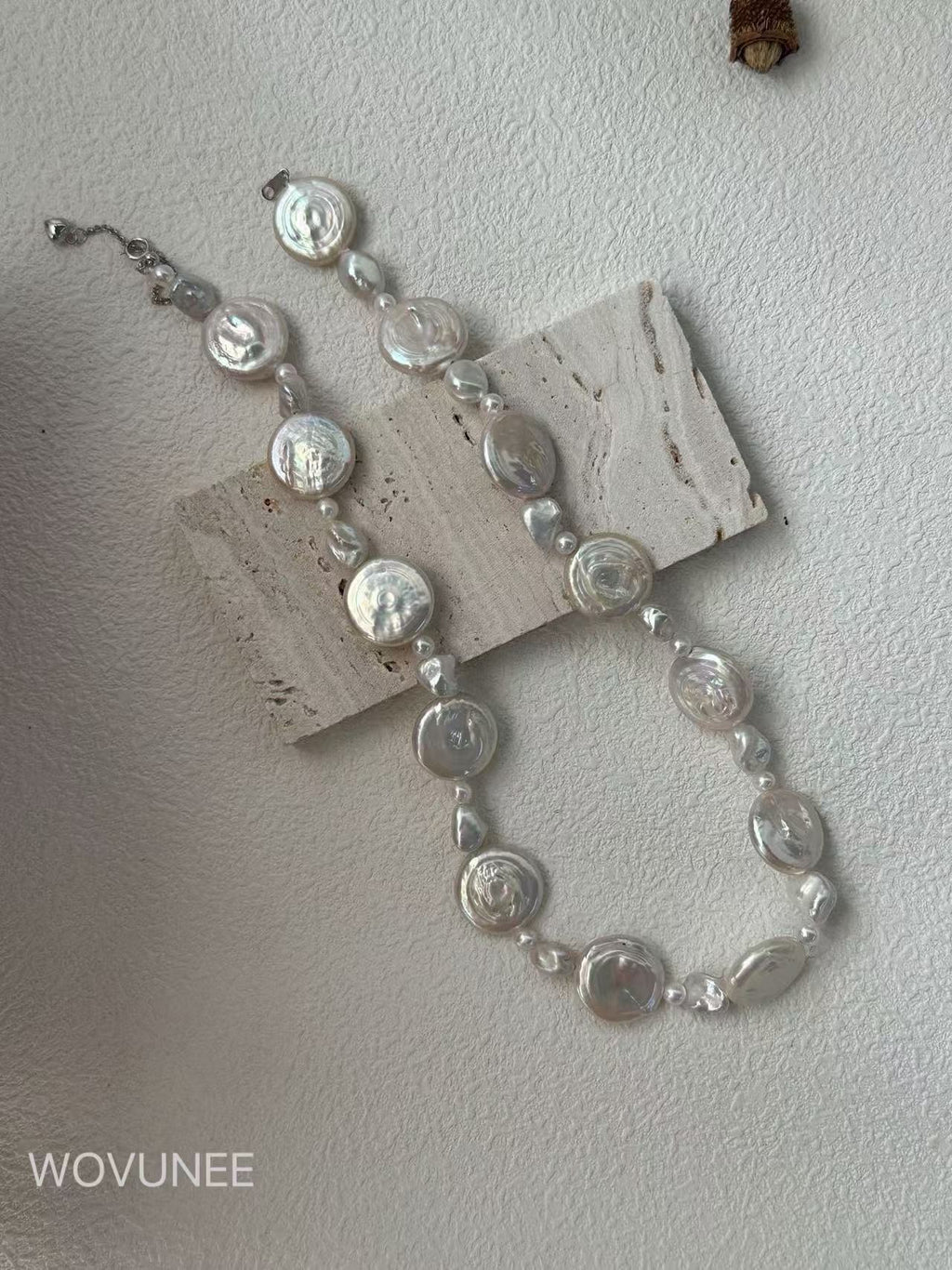 Sun & Moon Baroque Pearl Necklace