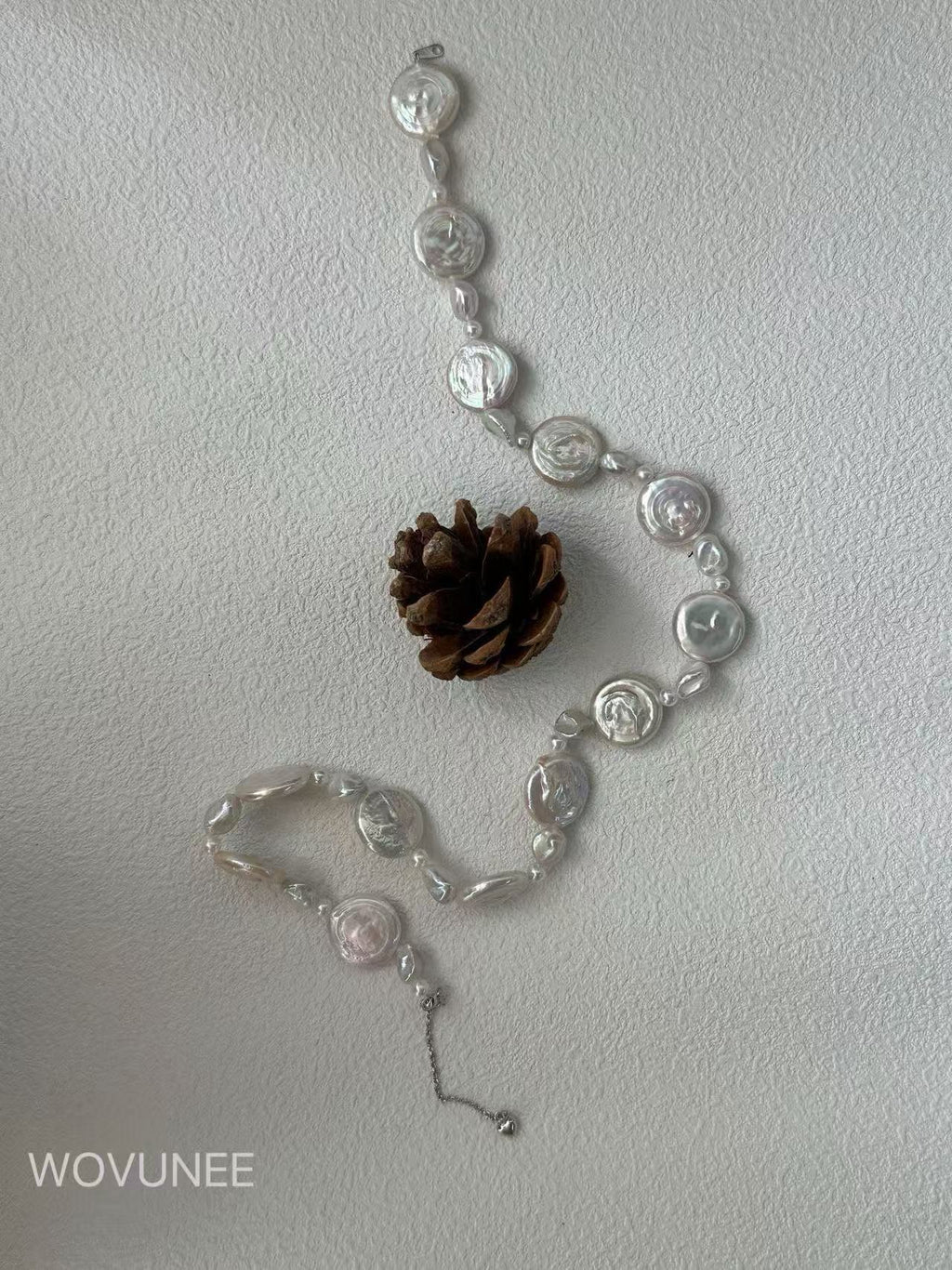 Sun & Moon Baroque Pearl Necklace