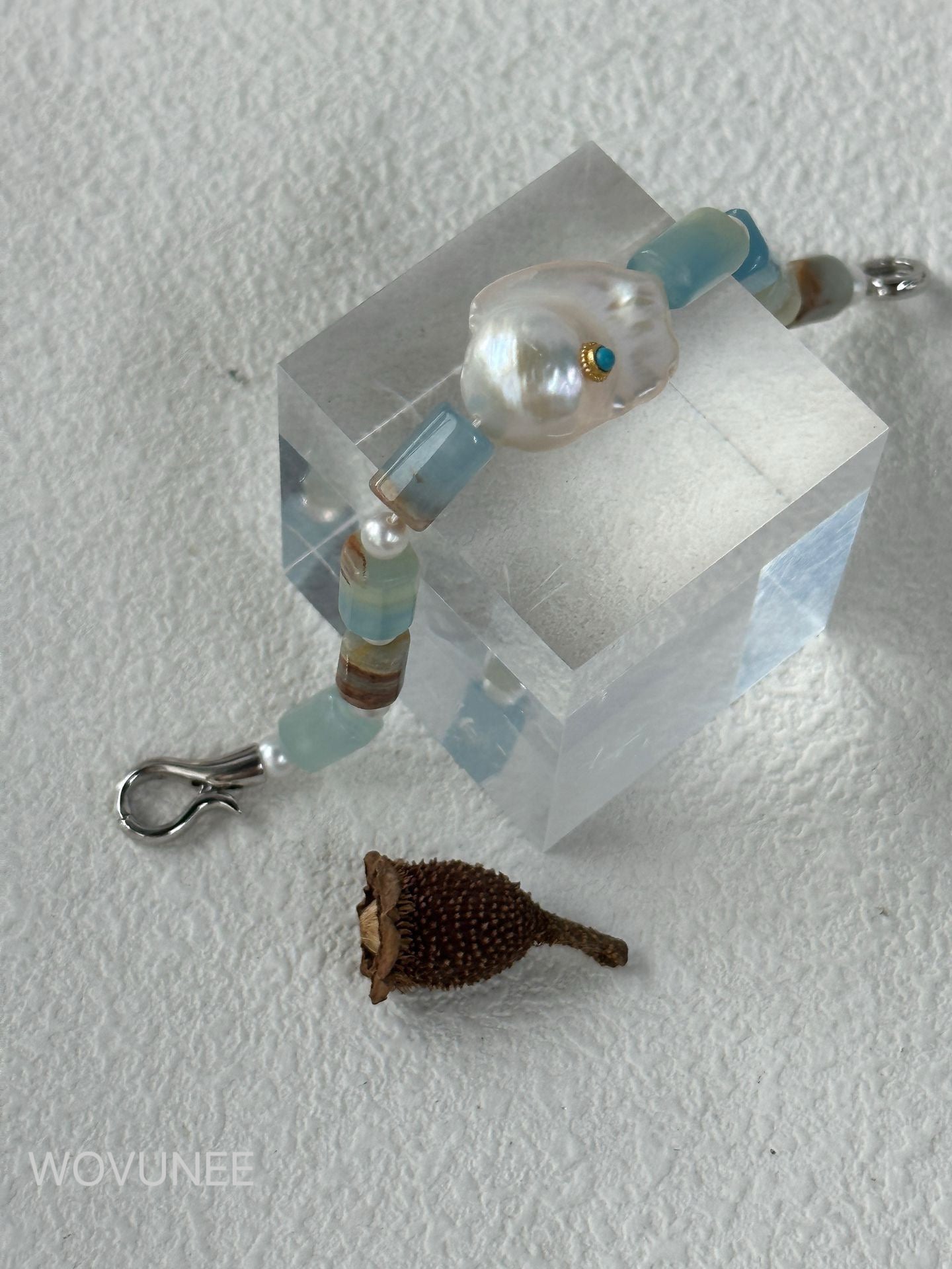 Sea Mist Baroque Pearl Barcelet