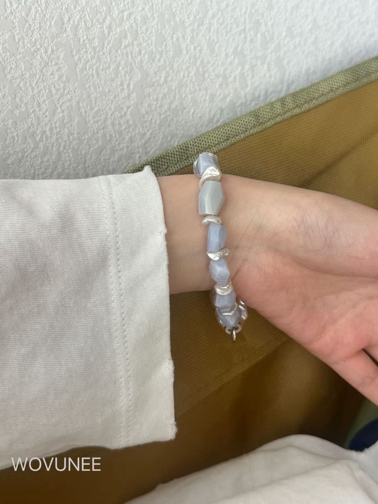 Blue Haze Baroque Bracelet