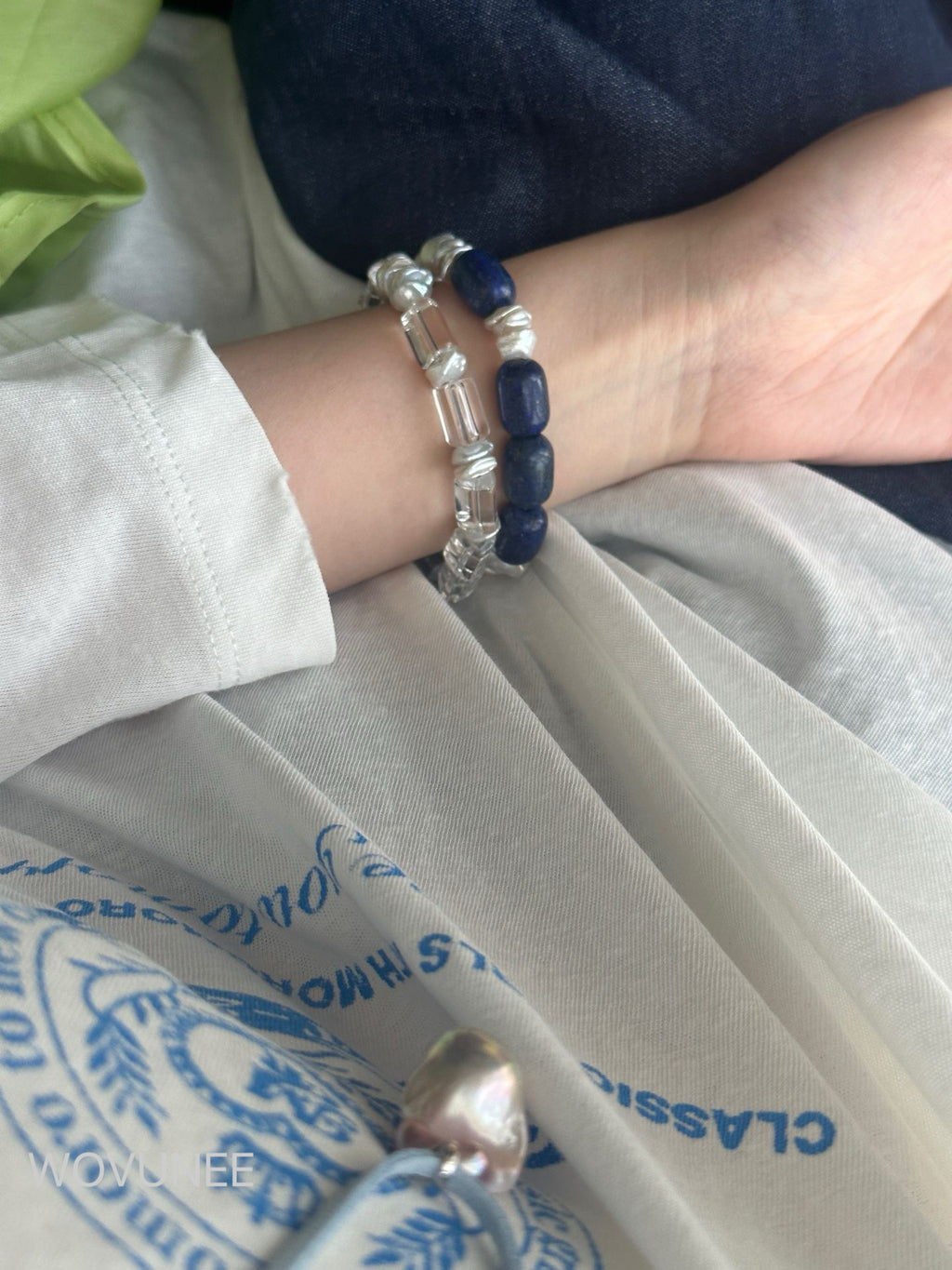 Midnight Pearl Bracelet