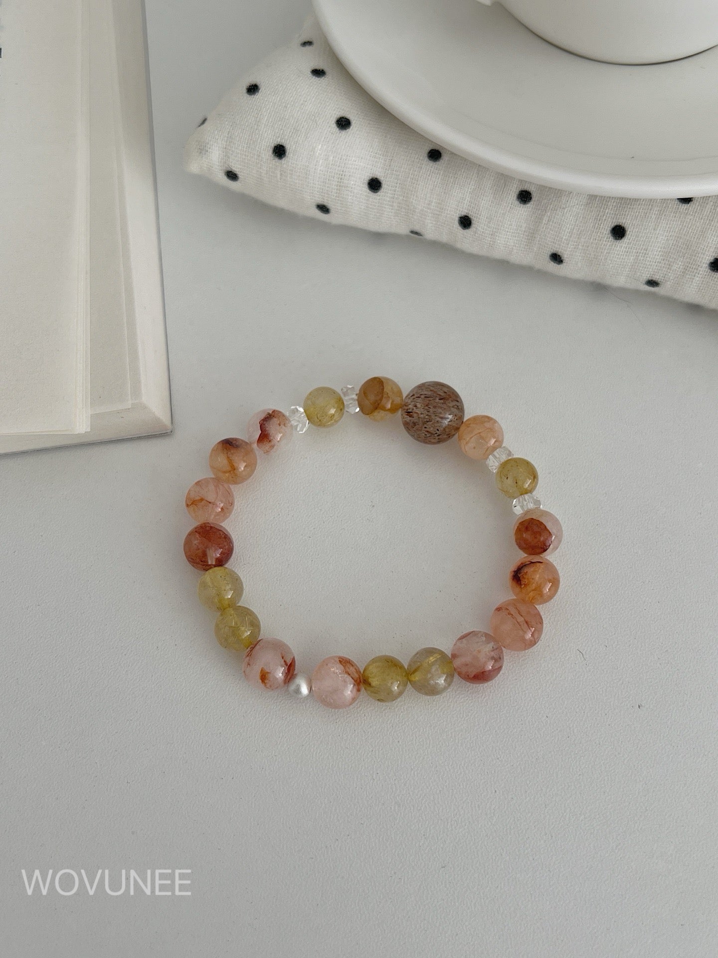 Rosé Aura Crystal Bracelet