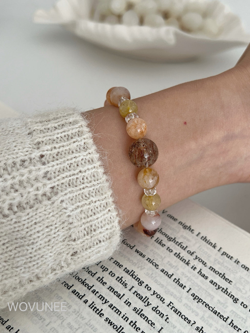 Rosé Aura Crystal Bracelet